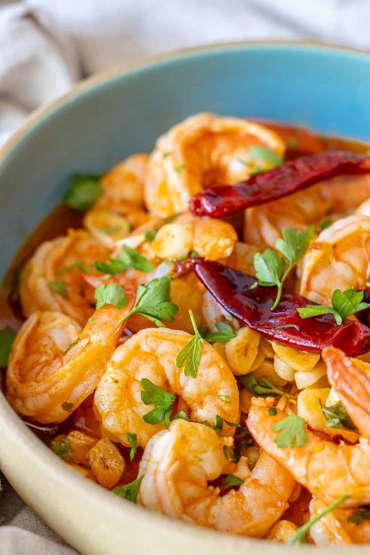 Camarones al pil pil